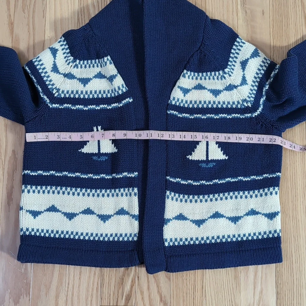 The Great Lodge Cardigan Sailboat 3 Large - Picture 8 of 12